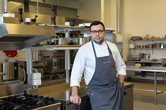 Gastronomistudenten Dawid Alwan 