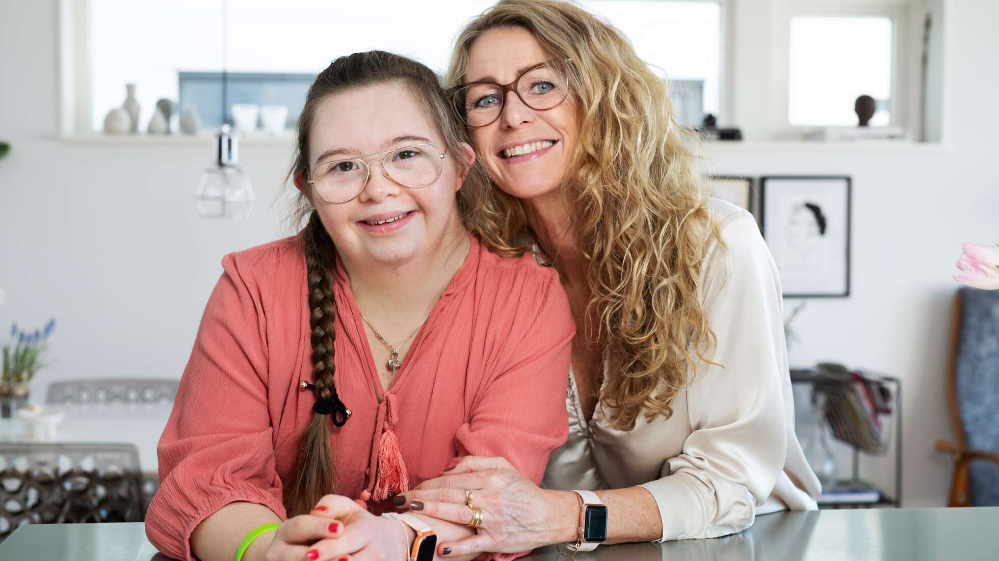 Jessica och Hedvig i Amelia.