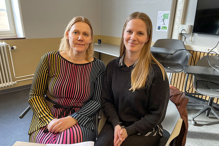 &Aring;sa Thurn och Camilla Perming.