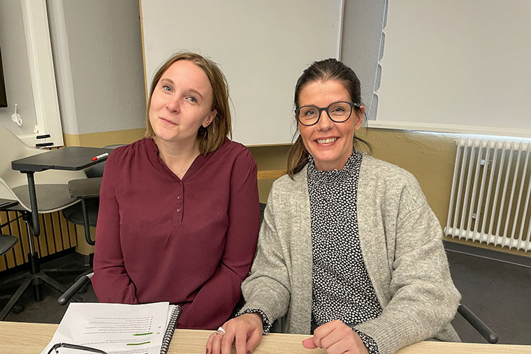 Louise Persson och Charlotta Rahr.