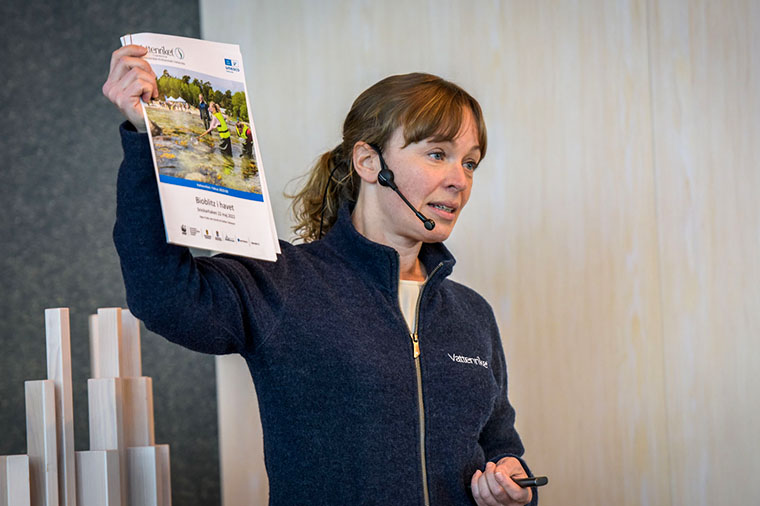 Ebba Trolle, naturinformat&ouml;r och projektledare f&ouml;r bioblitzen.