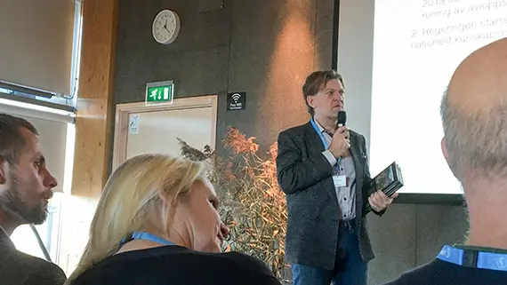 Fullsatt &ndash; i &aring;r igen! konstaterar professor Johan Elmberg som var konferencier f&ouml;r Biosf&auml;r 2017