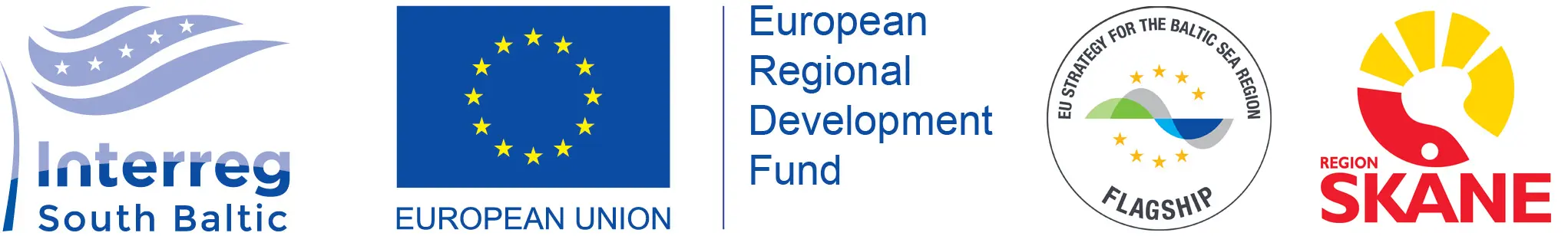 Logos Interreg South Baltic och Region Skåne