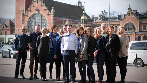 Kick-Off m&ouml;te av MORPHEUS i Gdansk 14-15 Mars 2017. Erland Bj&ouml;rklund och Ola Svahn l&auml;ngst till v&auml;nster i bild.