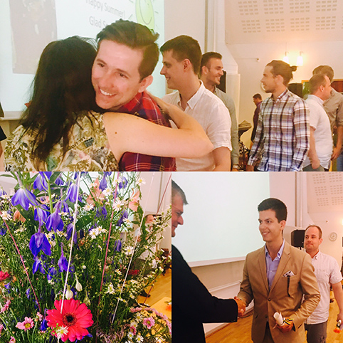 datavetenskapsstudenterna hade även examenscermoni