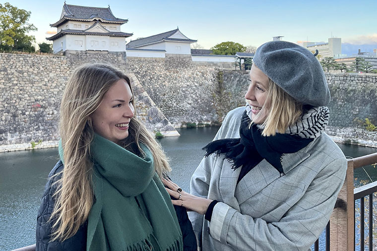 Maja Pinter och Caroline L&ouml;vqvist.