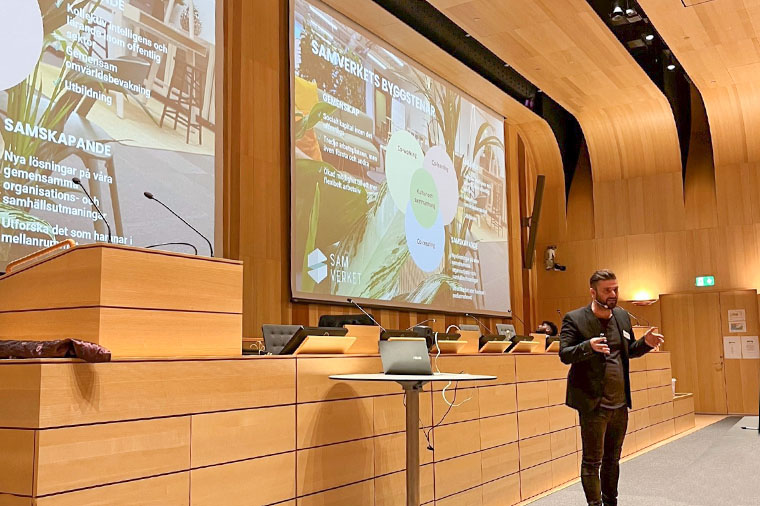 Niklas Huss är innovations- och transformationscoach och var huvudtalare p&aring; imagine Summit.