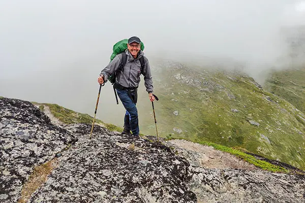 Tom Beery under Fj&auml;llr&auml;ven Classic.