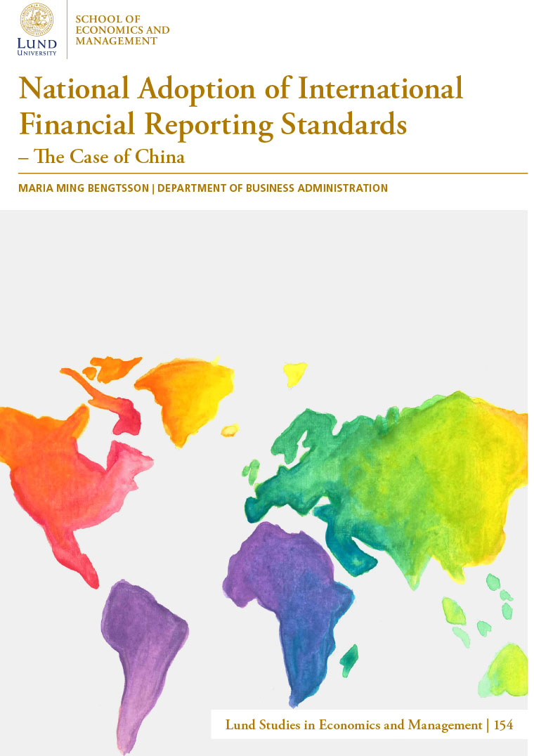 National Adoption of International Financial Reporting Standards: The case of China.