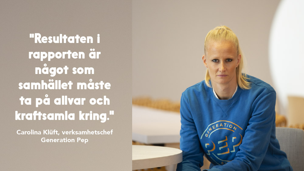 Carolina Klüft om Pep-rapporten