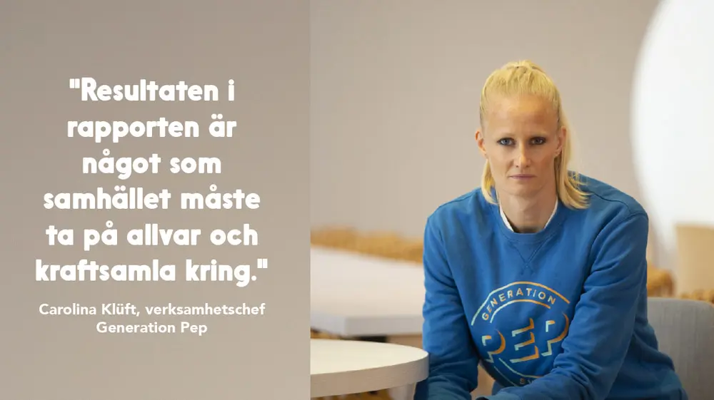 Carolina Klüft om Pep-rapporten