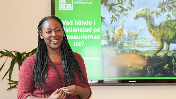 Nelly Aroka, projektledare för Geologins Dag.