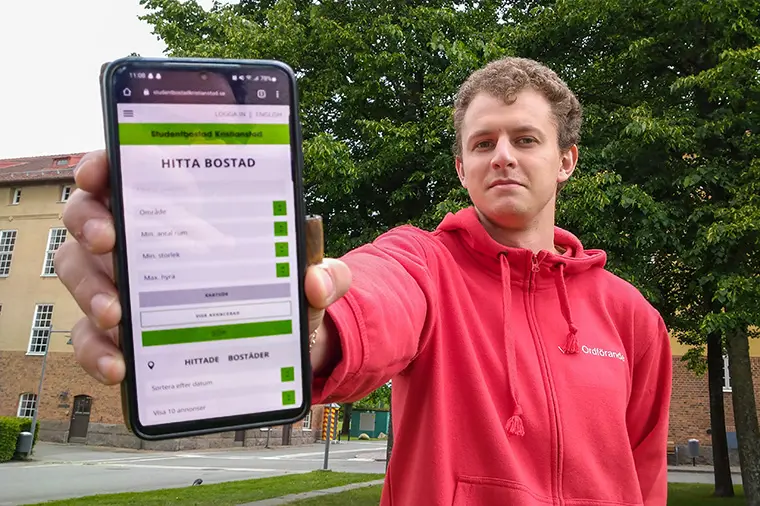 Hugo Diebitsch Antoni, vice ordf&ouml;rande f&ouml;r Kristianstad studentk&aring;r.