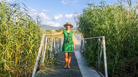 Hristina Bodin, universitetslektor i vatten- och milj&ouml;teknik vid H&ouml;gskolan Kristianstad, ska forska om mikroplaster i Floridas v&aring;tmarker. Foto: Privat