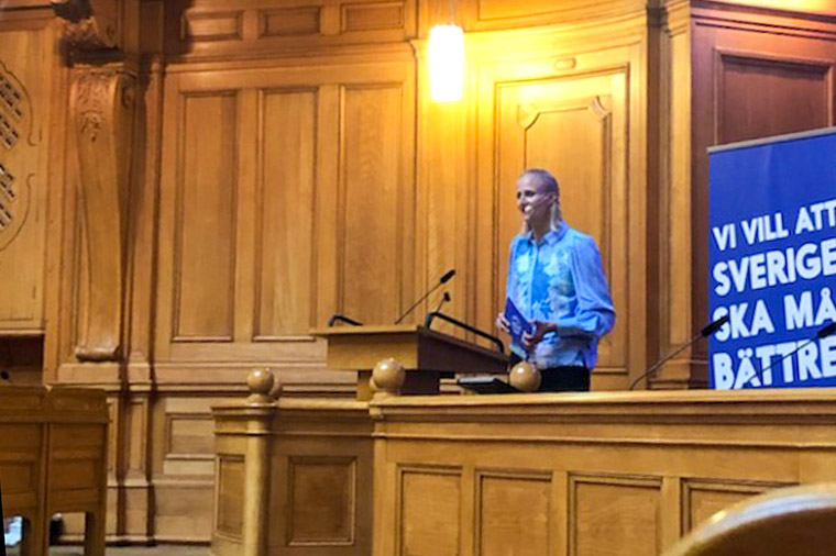 Carolina Kl&uuml;ft verksamhetschef p&aring; Generation Pep.