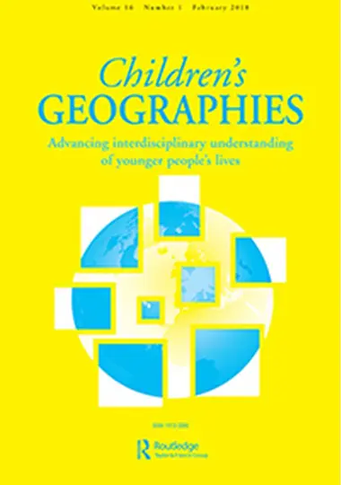 Children's Geographies omslag.