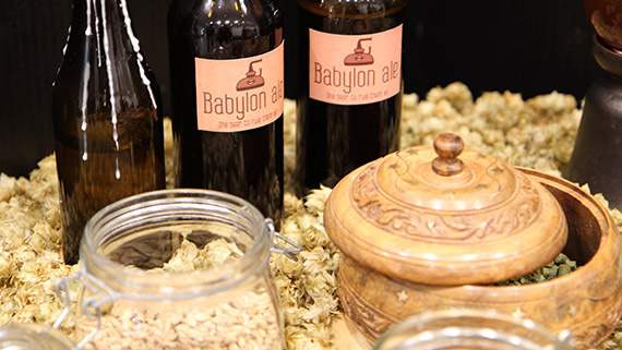 Den babyloniska ölen gestaltades med doft av malt och humle.