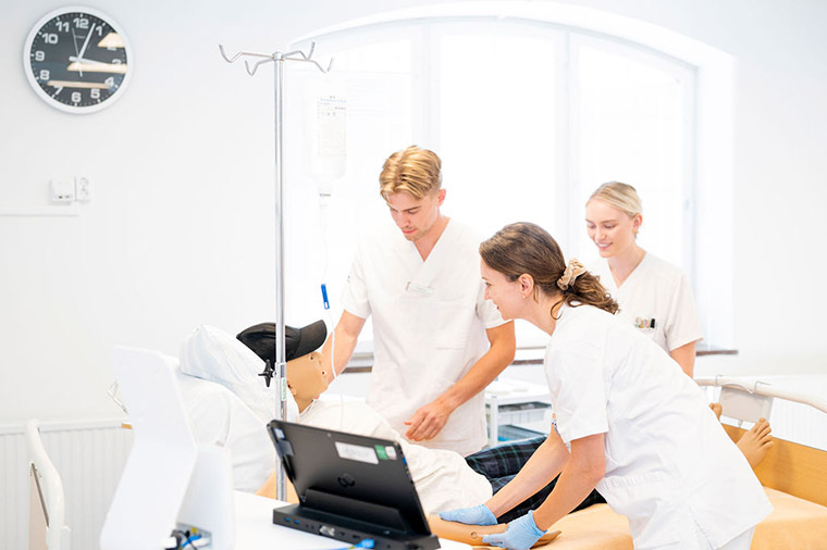 Sjuksk&ouml;terskestudenter.