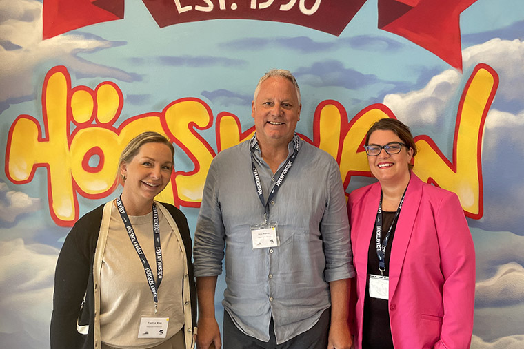 Fredrika Braw, Mats &Aring;hlander och Ella Ekenberg.