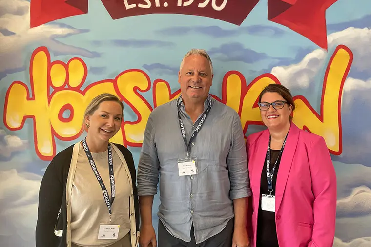 Fredrika Braw, Mats &Aring;hlander och Ella Ekenberg.