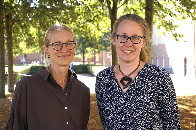 Lotta Leden och Lena Hansson.