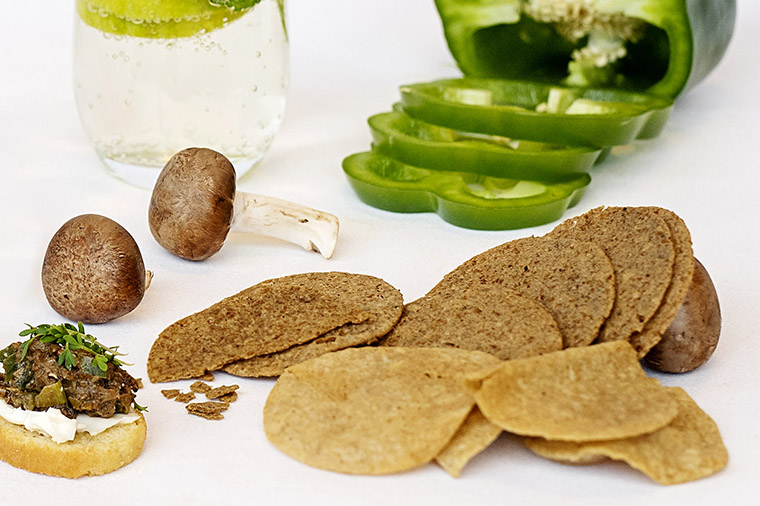 Chips med mj&ouml;lmask.