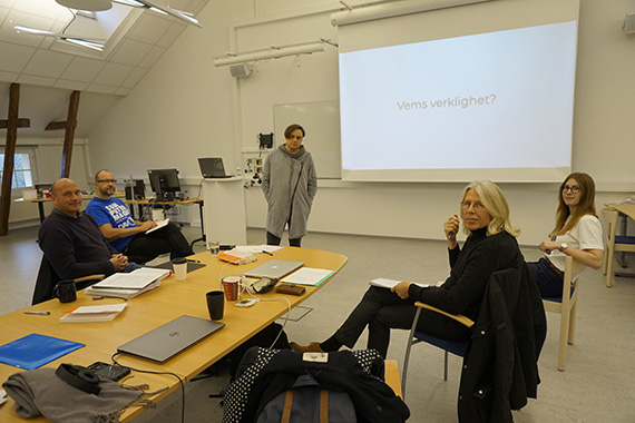 De f&ouml;rsta studenterna p&aring; magisterprogrammet i digital design