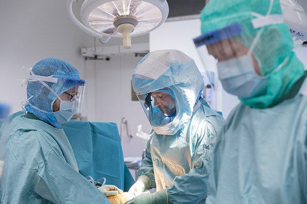 Sjukhus under covid-19. Foto: Niklas Laurin/Region Sk&aring;ne