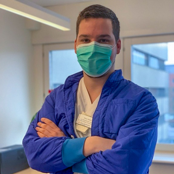 Mario Matkovic, biomedicinsk analytiker.