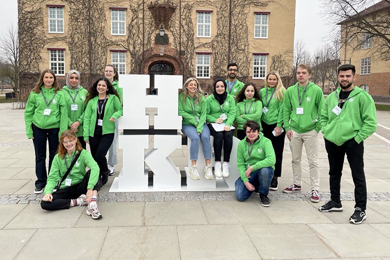 Studentambassad&ouml;rer vid H&ouml;gskolan Kristianstad.