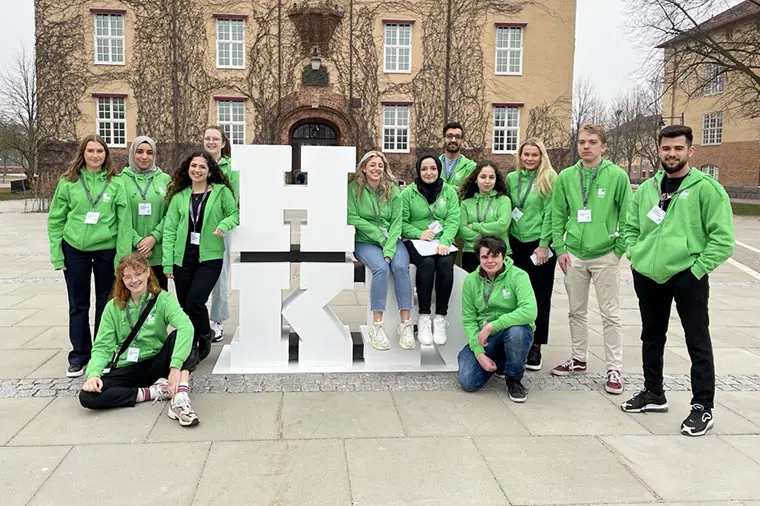 Studentambassadörer vid Högskolan Kristianstad.