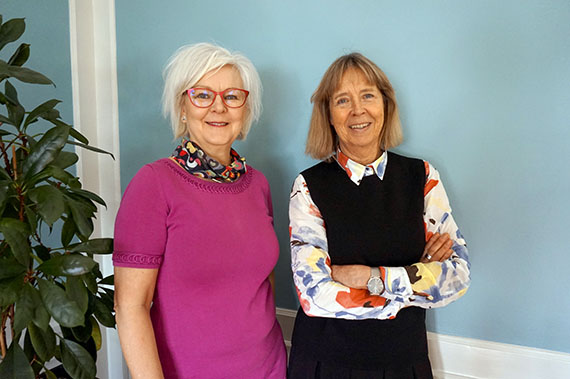 Ingela Beck och Susanne Tulin.