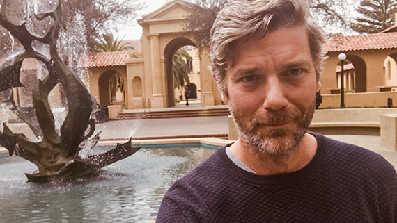 Ulf Ericsson på Stanford i Kalifornien.