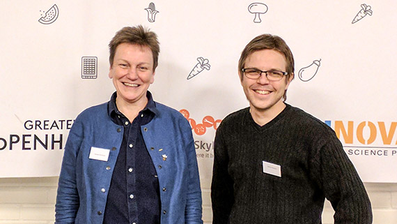 Susanne Welin-Berger och Marcus Johansson prisades f&ouml;r att ha lyckats bevara tryffelns arom vid upphettning.