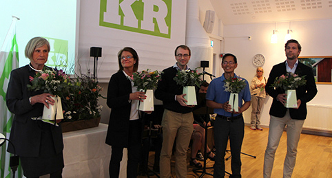 Docenterna Barbro Bruce, Liselotte Jakobsson, Andreas Håkansson, Eric Chen och Ulf Ericsson.