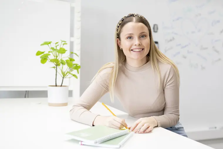Frida läser till förskollärare