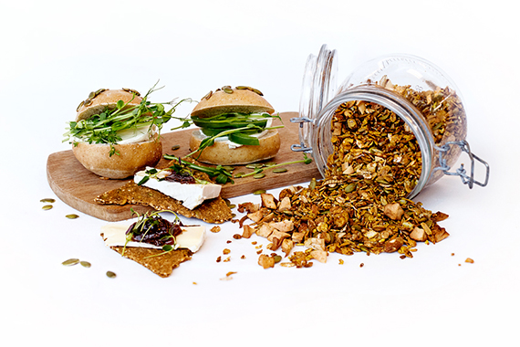 Br&ouml;d och m&uuml;sli. 