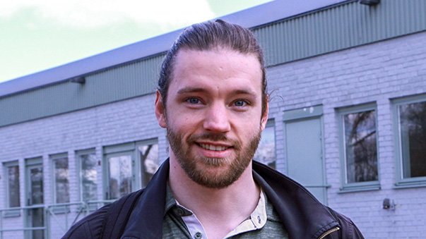 Markus Johansson, KTP-projektledare p&aring; Solhaga garden.