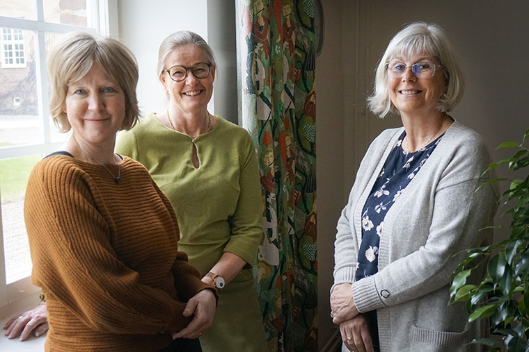 Forskarna p&aring; existentiell ensamhet: Helena Larsson, Malin Sundstr&ouml;m och Marina Sj&ouml;berg.