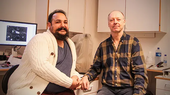 Edoardo Massa och Ingemar J&ouml;nsson har nu en angen&auml;m, men inte helt enkel, uppgift att namnge sina nyfunna bj&ouml;rndjursarter.
