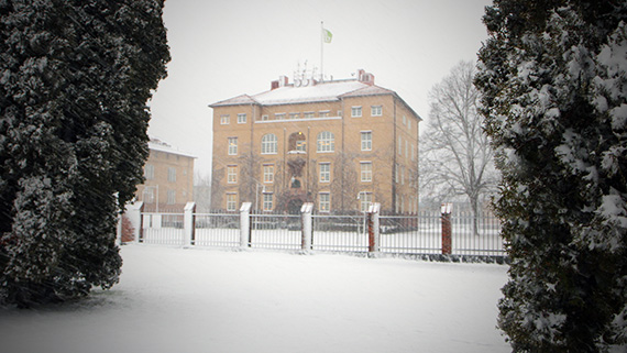 Högskolan Kristianstad vinter Högskolan Kristianstad.