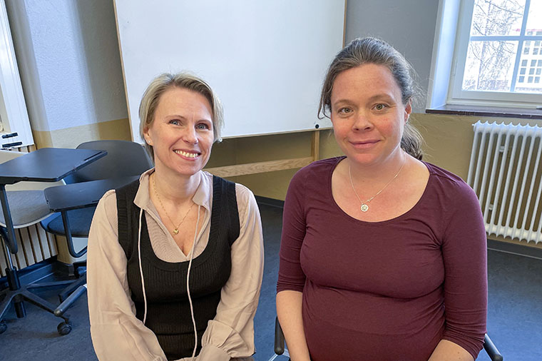 Ann Arnsteg Danielsson och Rebecca Mrljak.