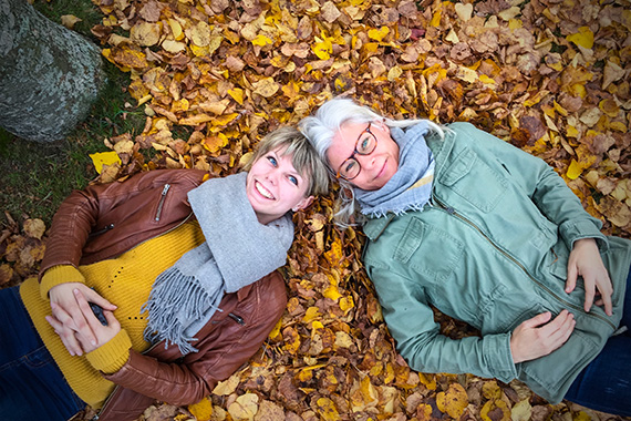Linn&eacute;a Edman Persson och Carina Skrt.