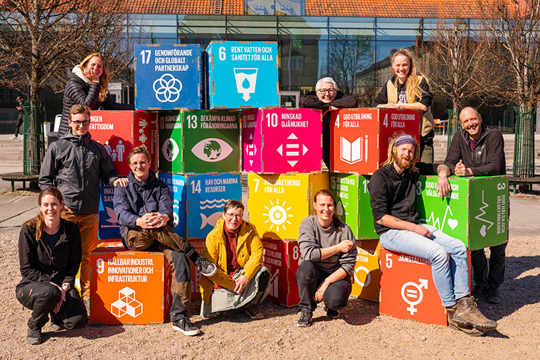 H&ouml;gskolan Kristanstads landskapsvetarstudenter arbetar med FN:s globala m&aring;l.