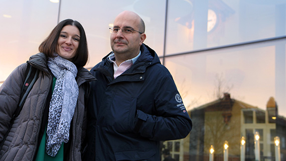 Sanja Korac och Guiseppe Grossi.