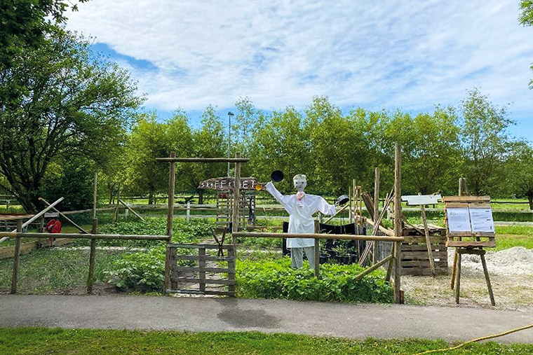 Skafferiet, i form av gr&ouml;nsakslandet p&aring; Habo G&aring;rd.