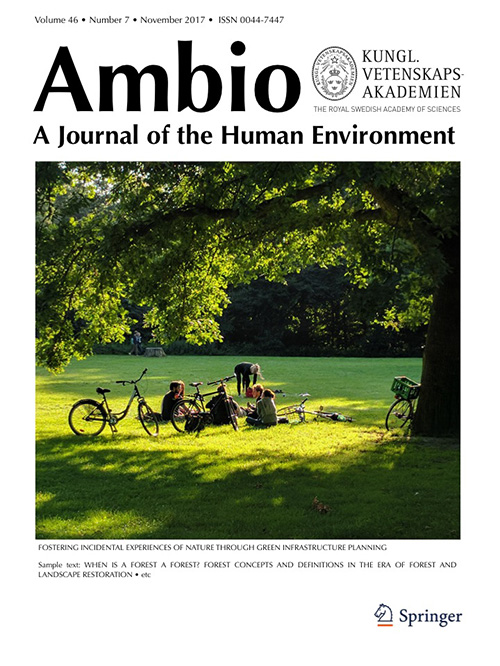 Ambio - A journal of the Human Environment.