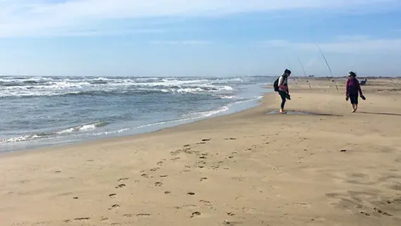 Tour du Valat ligger n&auml;ra stranden och Medelhavet.