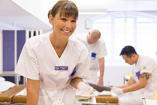 Sjuksk&ouml;terskestudenter.