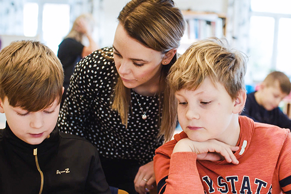 Frida alumn från lärarutbildningen